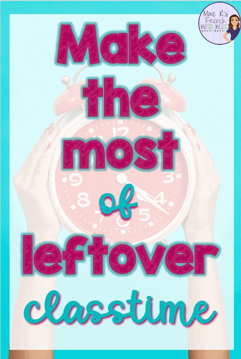 Don't know what to do with that leftover classtime? Whether you have a few minutes to spare, find yourself with an extra class period, or just need some no-prep time fillers that are meaningful, it's always a great idea to have some go-to activities that you can quickly pull out. Find no-prep activities here that are perfect for secondary, including engaging activities for the French classroom! Click here to read more! French Speaking Activities, French Reading Comprehension, High School Teaching Ideas, High School French, Middle School Teaching Ideas, French Classes, French Games, School Core, High School Teaching