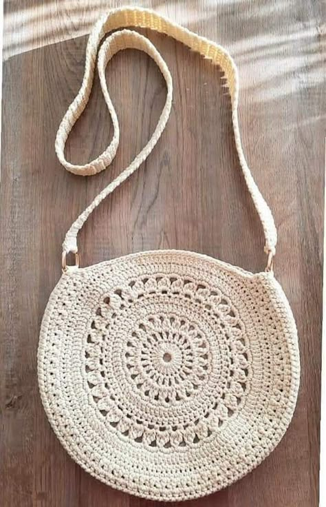 Crochet Sling Bag, Diy Crochet Bag, Crochet Shoulder Bags, Free Crochet Bag, Mode Crochet, Crochet Bag Pattern Free, Bag Pattern Free, Crochet Handbags Patterns, Handbag Pattern