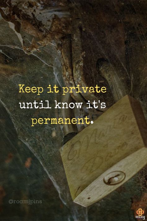 Keep your goals private until know it's permanent
never give up
focus on your goals
life quotes
inspirational quotes
motivational quotes
inspiration
motivation
motivational
inspirational
never ever give up
be success
successful
successful life
meaningful quotes  meaningful
live happy
think positive
be positive
Stay positive
Work hard Keep It Private Until Its Permanent, Keep It Private, Its Done, Deathstroke, You Know It, Reality Quotes, Billie Eilish, Beautiful Words, Vision Board