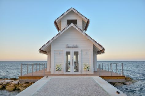 Sandals Over The Water Chapel, Sandals Montego Bay Wedding, Recommitment Ceremony, Montego Bay Wedding, Beautiful Chapels, Sandals South Coast, Sandals Montego Bay, Spa Style Bathroom, Water Hammock