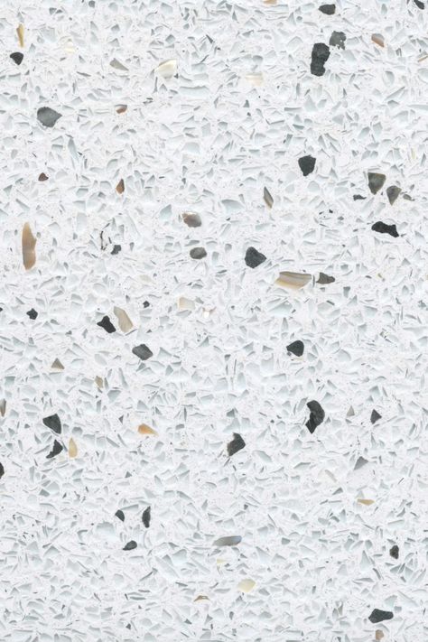 Micro Series – Micro Series 09 is a white terrazzo design using TERRAZZCO marble, glass, and shell aggregates. Specify Micro Series 09 (Micro 09) for poured-in-place epoxy terrazzo installations. Products: TERRAZZCO Brand Products Matrix Color: EZPour Epoxy 158 – White Aggregates: Marble, Glass, Mother of Pearl Availability: Made to Order Projects: Commercial, Institutional, Industrial #terrazzo #whiteterrazzo #interiordesign Terrazzo Design, White Terrazzo, Matrix Color, Matrix, Mother Of Pearl, Marble, Interior Design, Glass, White