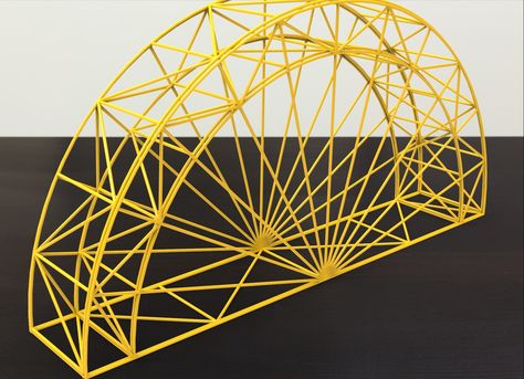 Spaghetti Bridge Project, Spaghetti Bridge Design, Pasta Bridge, Spaghetti Bridge, Spaghetti Design, Simple Stem Activities, Bridge Model, Stem Projects For Kids, Truss Bridge