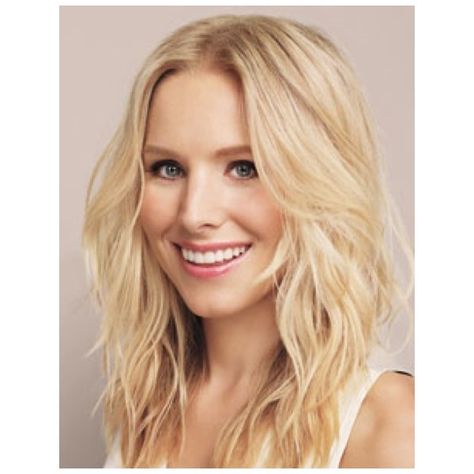 kristen-bell3 TEN Gossip ❤ liked on Polyvore Kristin Bell, Lady Gaga Artpop, Kristen Bell, Hollywood Fashion, Beautiful Long Hair, Hair Dos, New Hair, Cute Hairstyles, Hair Inspo