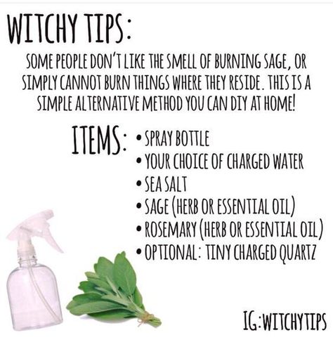 Herb Infused Water, Sage Herb, Witch Board, Witch Tips, Cleansing Spray, Magick Spells, Wiccan Witch, Eclectic Witch, Witchy Crafts