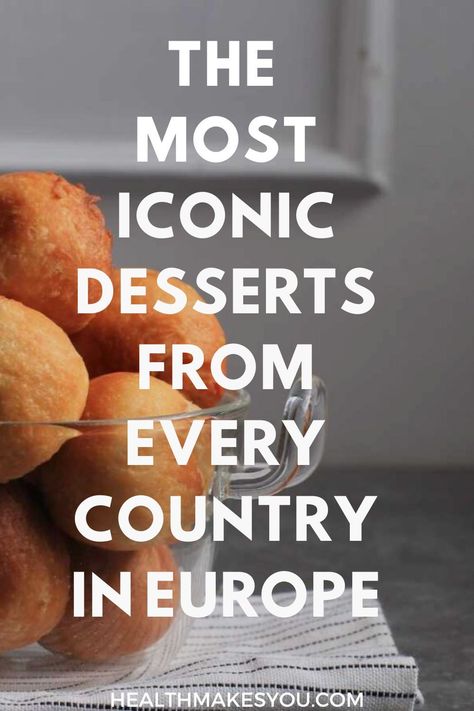 Europe is a continent rich in gastronomic delights with uniquely crafted desserts that have become synonymous with their national identity and culture. Here are the most iconic desserts from every country in Europe. Desserts Around The World, Plum Tart, Drink Inspiration, Grated Potato, Popular Desserts, Irish Soda Bread, Soda Bread, Pastry Dough, Chocolate Shavings