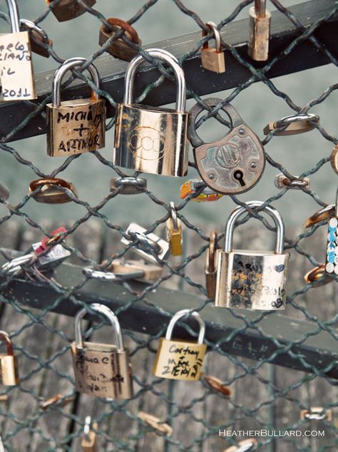 Heather Bullard, Locks Of Love, Lock Bridge, Midnight In Paris, Paris Couple, Seine River, Banksy Graffiti, Married At First Sight, Love Lock