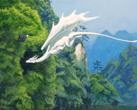 Beautiful Dragon Drawing, Fluffy White Dragon, Moondancer Dragon, Dragon Flying Drawing, Flying Dragon Drawing, Flying Dragon Art, White Wyvern, Beautiful Dragon Art, Female Dragon Art