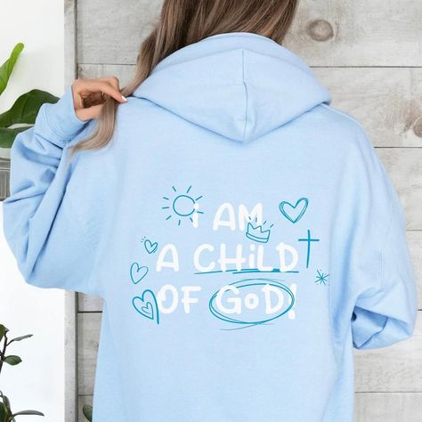 I Am A Child Of God Hoodie 2 Side Check more at https://lowpricetee.com/product/i-am-a-child-of-god-hoodie-2-side/ Allentown Pennsylvania, Christian Hoodies, A Child Of God, Stylish Hoodies, Christian Symbols, Child Of God, Christian Tees, Religious Gifts, Christian Clothing