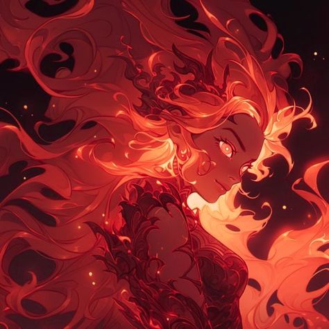 Fire Genie, Fire Genasi Female Dnd, Fire Wizard, Fire Magic, Concept Art Drawing, Fantasy Inspiration, 영감을 주는 캐릭터, The Villain, Art Inspiration Drawing