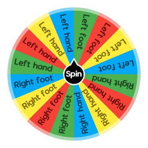 Twister Spinner, Twister Mat, Twister Game, Spinner Wheel, Spin The Wheel, Fun Challenges, Classic Games, Spinning, Pie Chart