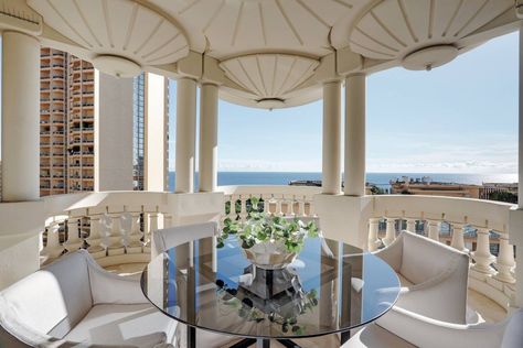 Apartment in monaco Apartment In Monaco, Monaco Apartment, Monaco Luxury, New England Beach House, Outdoor Living Design, Utility Buildings, Apartment Aesthetic, Luxury Apartment, Dream Apartment