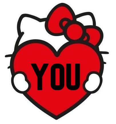 I Love You Hello Kitty, Hello Kitty Holding Heart, Bouquet Toppers, Will You Be My Girlfriend, Black Jesus, Kitty Drawing, Hello Kitty Drawing, Me As A Girlfriend, Hello Kitty Pictures