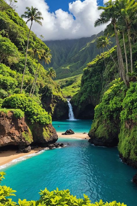 7-Day Maui Adventure: Explore the Best of the Valley Isle 🌺 Iao Valley Maui, Explorer Aesthetic, Fun Summer Ideas, Island Landscape, Summer Island, Fun List, Maui Beach, Hawaii Maui, Adventure Tourism