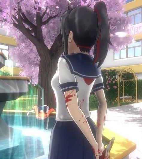 Yandere Simulator Memes, Yendere Simulator, Yandere Simulator Characters, Ayano Aishi, Yandere Girl, Cant Have You, Yandere Games, Love Sick, Childhood Nostalgia