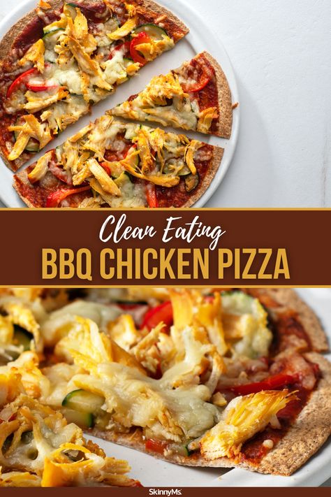 Clean Eating BBQ Chicken Pizza 2024 Diet, Healthy Pizza Toppings, Clean Eating Pizza, Clean Eating Pizza Recipes, Barbecue Chicken Pizza, Homemade Barbecue, Pineapple Pizza, Tortilla Pizza, Bbq Chicken Pizza