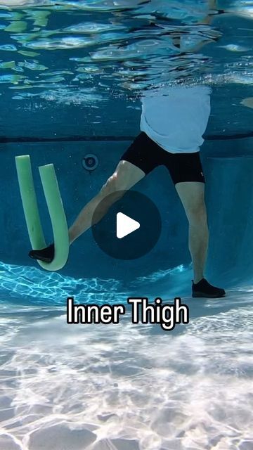 PoolFit on Instagram: "Poolfit has a pool noodle exercise video called Leg Day and it includes all of these water exercises for legs. Link in bio. #poolnoodleexercise #poolfit" Pool Exercises With Noodle, Exercises To Do In The Pool, Pool Noodle Workout Exercise, Water Exercises Pool, Aqua Exercises Water Workout, Pool Noodle Workout, Pool Exercises For Legs Workouts, Pool Exercises For Abs Workouts, Water Workouts Pools