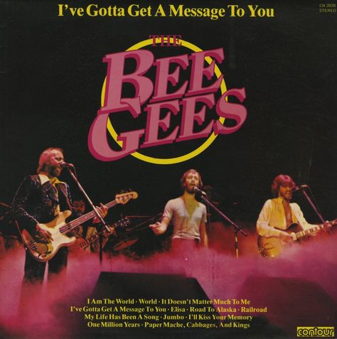 Bee Gees I've Gotta Get A Message To You 1978 LP The Bee Gees, Record Albums, Album Collection, Classic Rock And Roll, Album Vinyl, Disco Music, 70s Disco, Dream Wall, Vinyl Record Album