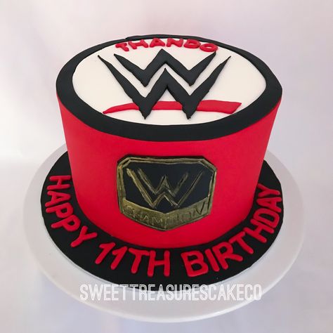 Wrestling Theme Cake, Wwe Birthday Party Ideas Cake, Wwe Cake Ideas, Wrestling Birthday Cakes, Wwe Birthday Cakes, Wwe Cake, Wrestling Cake, Wrestling Birthday Parties, Basketball Birthday Cake