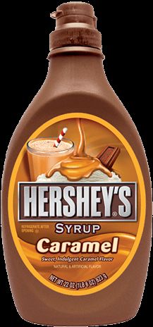 Enjoy this sweet, indulgent caramel for flavored milk, ice cream or to make everyday treats extra special. Carmel Syrup, Cream Cheese Puffs, Cream Cheese Puff Pastry, Chocolate Hershey, Apple Cream Cheese, Hershey Syrup, Smoothie Fruit, Cheese Puff Pastry, Desain Pantry