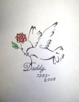 This tattoo but it would say 'mommy' instead. Perfect because her name is Rosalyn, and the dove symbolizes the Holy Spirit. Dove Tattoo Meaning, Tattoos For Dad, Tattoos For Dad Memorial, Dove Tattoo Design, Memory Tattoos, See Tattoo, Dove Tattoos, Dove Tattoo