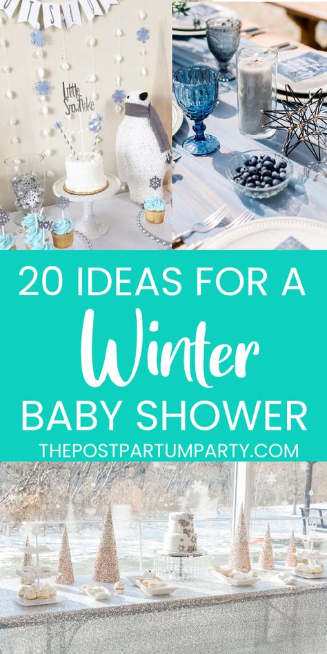 Wonderland Baby Shower Ideas, Winter Wonderland Baby Shower Ideas, Winter Baby Shower Ideas, January Baby Shower, Winter Baby Shower Themes, Winter Shower, Holiday Baby Shower, Snowflake Baby Shower, Outside Baby Showers