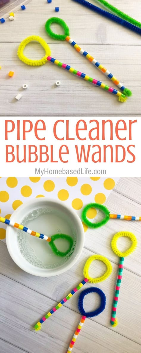 Bubble Blowing Activities, Pipe Cleaner Bubble Wands For Kids, Daycare Spring Activities, Pipe Cleaner Bubble Wands, Fun Outside Activities For Preschoolers, Kinder Enrichment Activities, Spring Enrichment Activities, Create And Build Activities, May School Activities