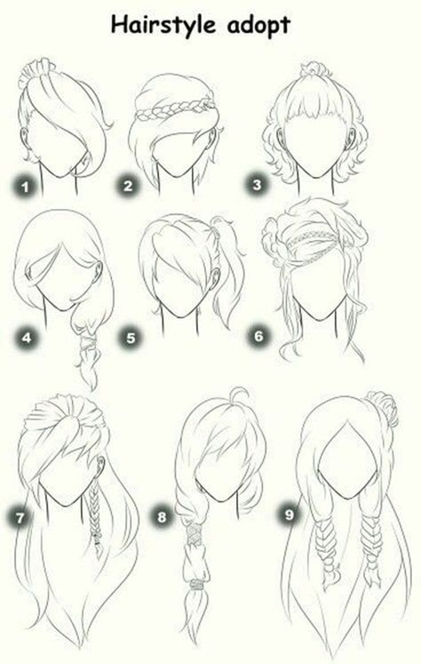 Draw Hairstyles, Pelo Anime, Drawing Hair Tutorial, Victory Rolls, Simple Anime, Drawing Eyes, Drawing Hair, Hair Sketch, Seni Dan Kraf