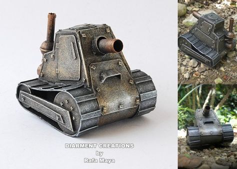 Cyberpunk Tank, Steampunk Tank, Dieselpunk Tank, Steam Tank Warhammer, Robots Tanks, Tiny Tank, Military Memorabilia, Model Tanks, World Of Tanks