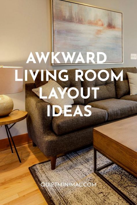 Tv Room Layout, Awkward Living Room, Awkward Living Room Layout, Apartment Living Room Layout, L Shaped Living Room, Long Narrow Living Room, Rectangle Living Room, Living Room Layout Ideas, Family Room Layout