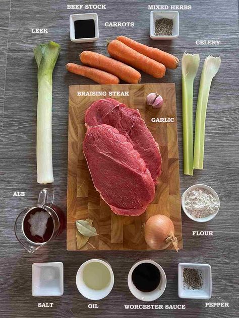 Slow Cooker Beef and Ale Stew - Great British Recipes Beef And Ale Stew, Stew Slow Cooker, Ale Recipe, Recipes Slow Cooker, British Recipes, Slow Cooker Recipes Beef, Mashed Potato, British Food, Slow Cooker Beef