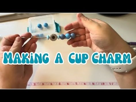 (2725) Let’s Make A Cup Charm - Tutorial - YouTube How To Make Silicone, Cup Charms, Make Stuff, Silicone Cups, Polymer Earrings, Diy Cups, Bead Charms Diy, Beadable Products, Stanley Cup