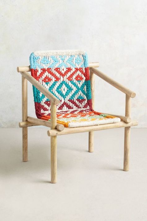 Weave Chair, Home Renovation Loan, Macrame Chairs, Woven Chair, Woven Furniture, Bamboo Furniture, Diamond Weave, Boho Dekor, Take A Seat