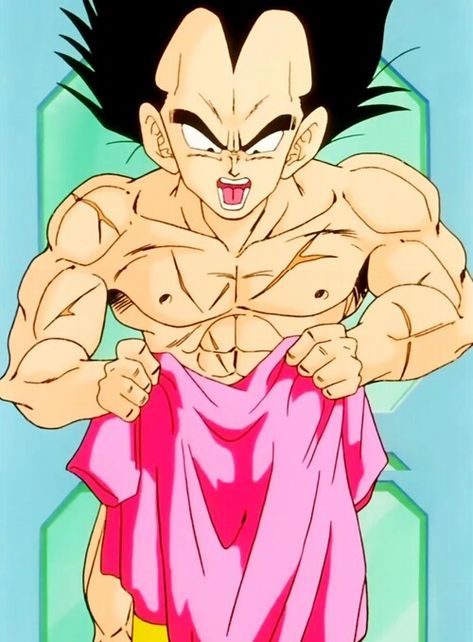 Badman #vegeta #dragonball Vegeta Pink Shirt, Vegeta Cute, Badman Vegeta, Vegeta And Bulma, Dragon Ball Z Shirt, Ball Aesthetic, Dragon Ball Wallpaper Iphone, Dragon Ball Image, Dragon Ball Wallpapers