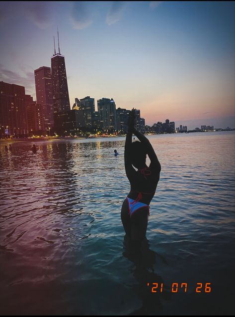 Chicago Beach Aesthetic, Chicago Summer Aesthetic, Trina Vega, Chicago Beach, Chicago Trip, Chicago Aesthetic, Chicago Summer, Sufjan Stevens, Chicago Travel