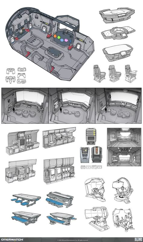 Spaceship Interior Concept Art, Scifi Lab, Scifi Wall, Cyberpunk Accessories, Scifi Building, Scifi Environment, Scifi Interior, Interior Concept Art, Alien Isolation