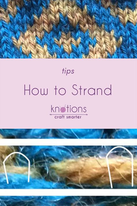 Stranded Knitting Patterns, Stranded Knitting, Knitting Tutorials, Knitting Tips, Kawaii Diy, Fair Isles, Crochet Leaves, Knitting Instructions, How To Knit