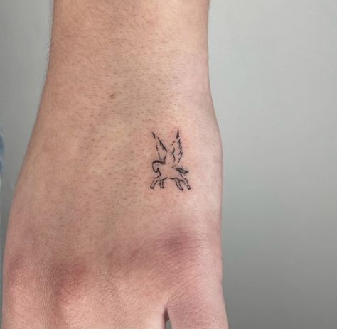 Tattoo Placement For Small Tattoos, Wilco Tattoo, Small Horse Tattoo, Southside Tattoo, Pegasus Tattoo, Cool Tattoos For Girls, Unicorn Tattoos, Tattoo Parlor, Horse Tattoo