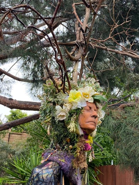 Garden Goddess Art, Goddess Planter, Goddess Of Flowers, The Goddess Of Spring, Goddess Garden, Garden Goddess