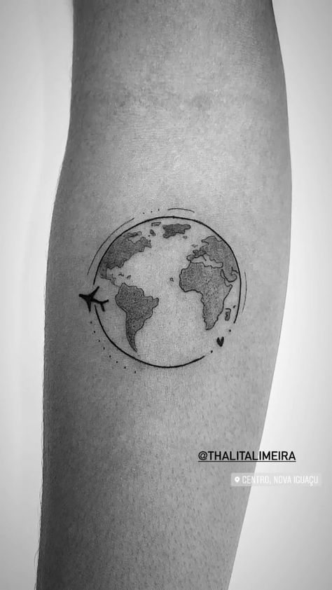 Doctor Vibes, Tortoise Tattoo, Cover Up Tattoos For Men, Couple Tat, Globe Tattoos, Earth Tattoo, Crazy Tattoos, Animal Tattoo Ideas, Travel Tattoos