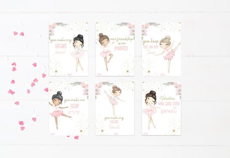 At Home Classroom, Valentine Gift Tags, Valentines Gift Tags, Girls Ballet, Home Classroom, Poppy Print, Classroom Valentine, High Quality Prints, Our Friendship