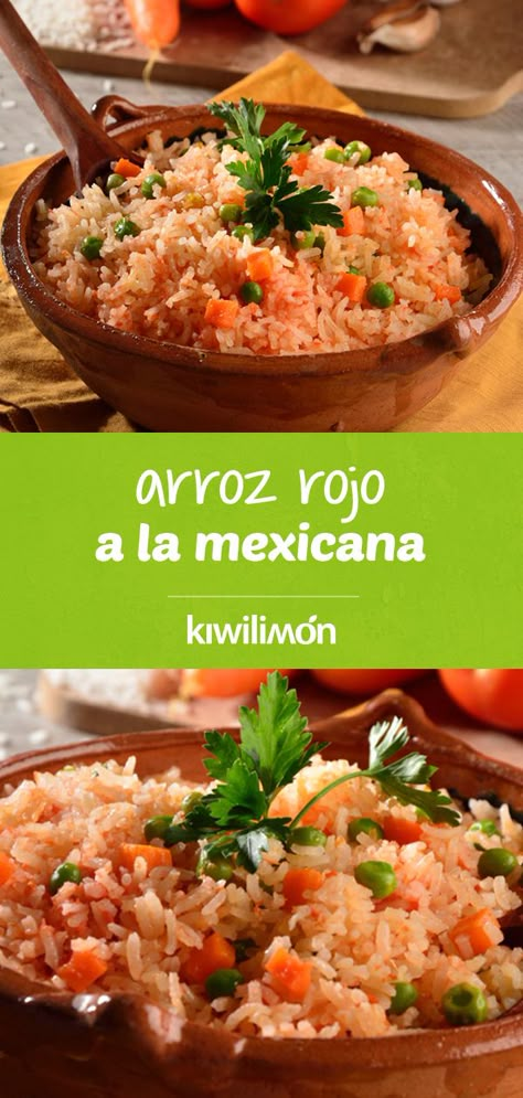 Red Rice Recipe Mexican, Arroz Recipe, Authentic Mexican Recipes, Red Rice, Think Food, Mexican Food Recipes Authentic, Rigatoni, Rice Dishes, International Recipes