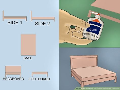 Barbie Furniture Plans, Dollhouse Furniture Plans, Dollhouse Plans, Barbie Furniture Tutorial, Felt Doll House, Miniature Lamp, Doll Furniture Patterns, Cardboard Dollhouse, Barbie House Furniture