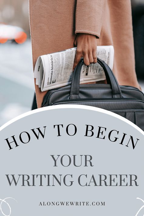 Professional Writing Tips, How To Start A Writing Career, How To Be An Author, How To Become An Author, How To Be A Writer, How To Become A Writer, Writer Vision Board, Types Of Careers, Whimsical Writing