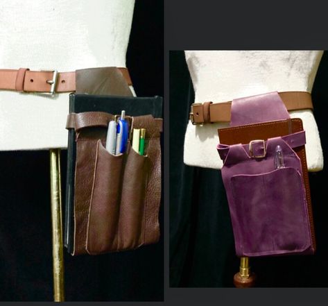 Book Strap Carrier, Book Belt Holder, Book Holster, Book Belt, Thigh Holster, Pencil And Pen, Bumble Bee Print, Medieval Garb, Book Holder