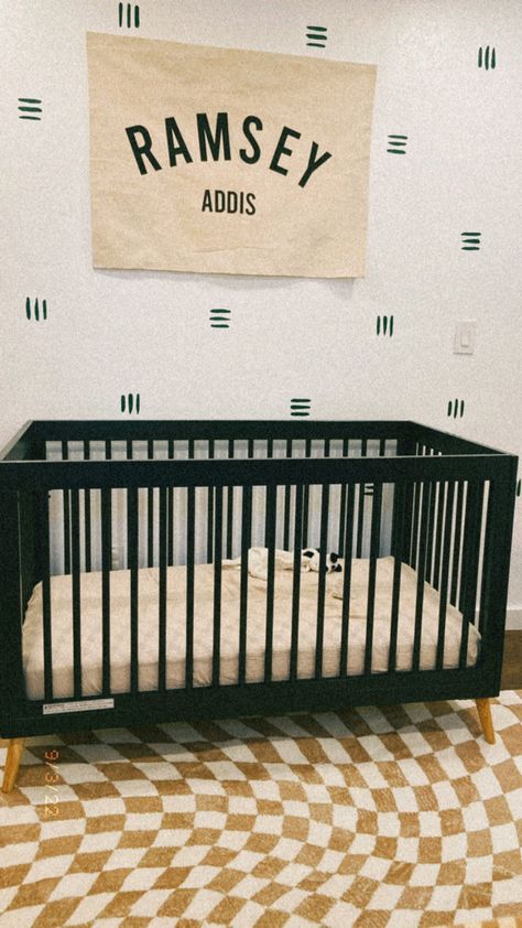 Checkered Print Nursery, Checkered Theme Nursery, Checker Nursery, Checkered Baby Nursery, Checkered Playroom, Rad Little Dude Nursery, Boyhood Nursery, Checkered Nursery Baby Boy, Edgy Nursery