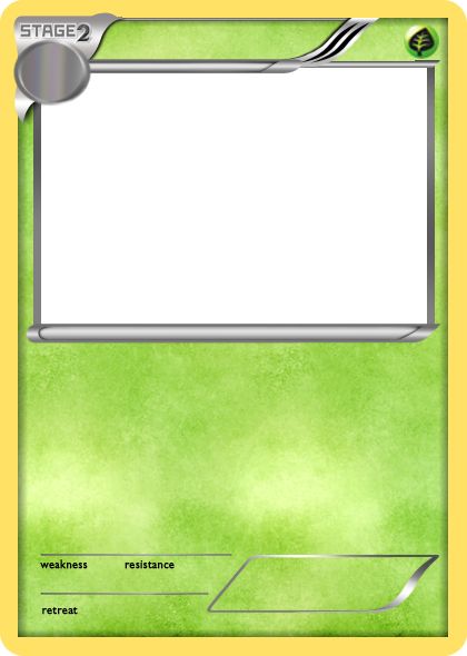 Pokemon Card Template, Deviantart Pokemon, Trading Card Template, Pokémon Party, Green Pokemon, Legendary Pokemon, Ace Card, Pokemon Birthday Party, Emoji Party