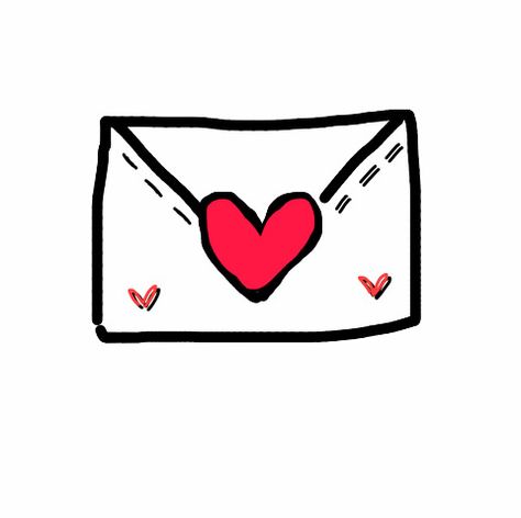 Heart Envelope Drawing, Heart Envelope Tattoo, Envelope With Heart, Envelope Tattoo, Emoji Tattoo, Simple Arm Tattoos, Heart Envelope, Notebook Drawing, Heart Emoji