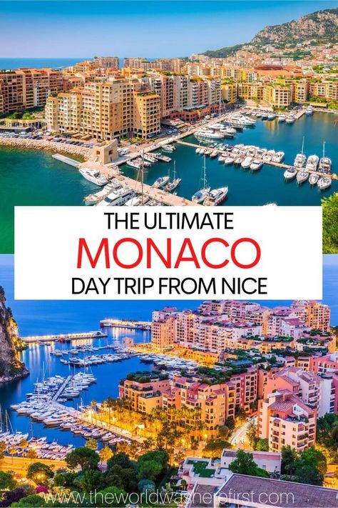 This Monaco day trip itinerary will help you spend a day in this microstate as an escape from Nice. Trip Itinerary, European Travel, France Travel, Travel Itinerary, Day Trip, Day Trips, Monaco, Switzerland, Travel Blog