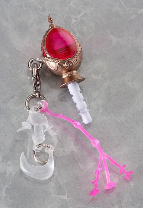 Mahou Shoujo Madoka☆Magica - Kaname Madoka - Earphone Jack Accessory (Aniplex, Good Smile Company) | MyFigureCollection.net Earphone Jack, Madoka Magica, Good Smile, Magical Girl, Charm Bracelet, Personalized Items