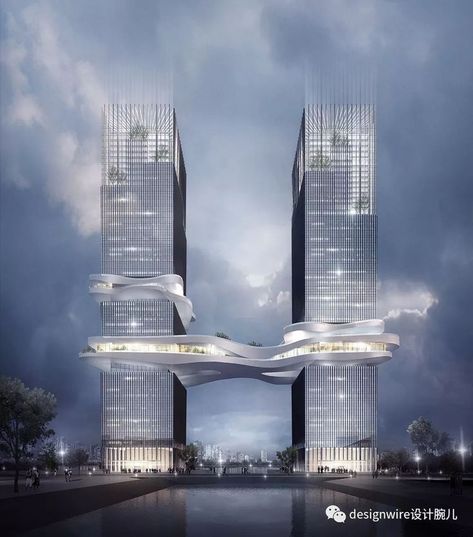 Cool Skyscrapers, Brutalist Skyscraper, Skyscraper Architecture Concept, Unique Buildings Architecture, Architecture Photography Buildings, Architecture Residential, Modern Skyscrapers, Concept Models Architecture, Facade Architecture Design